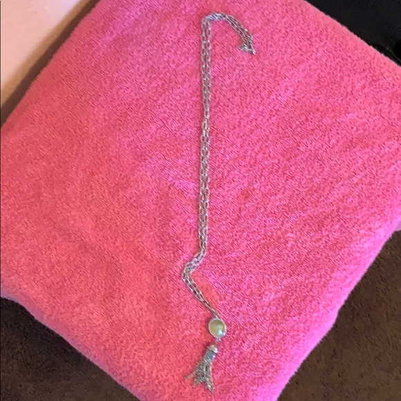 FREE with purchase.  Silver toned long necklace. - Picture 3 of 3